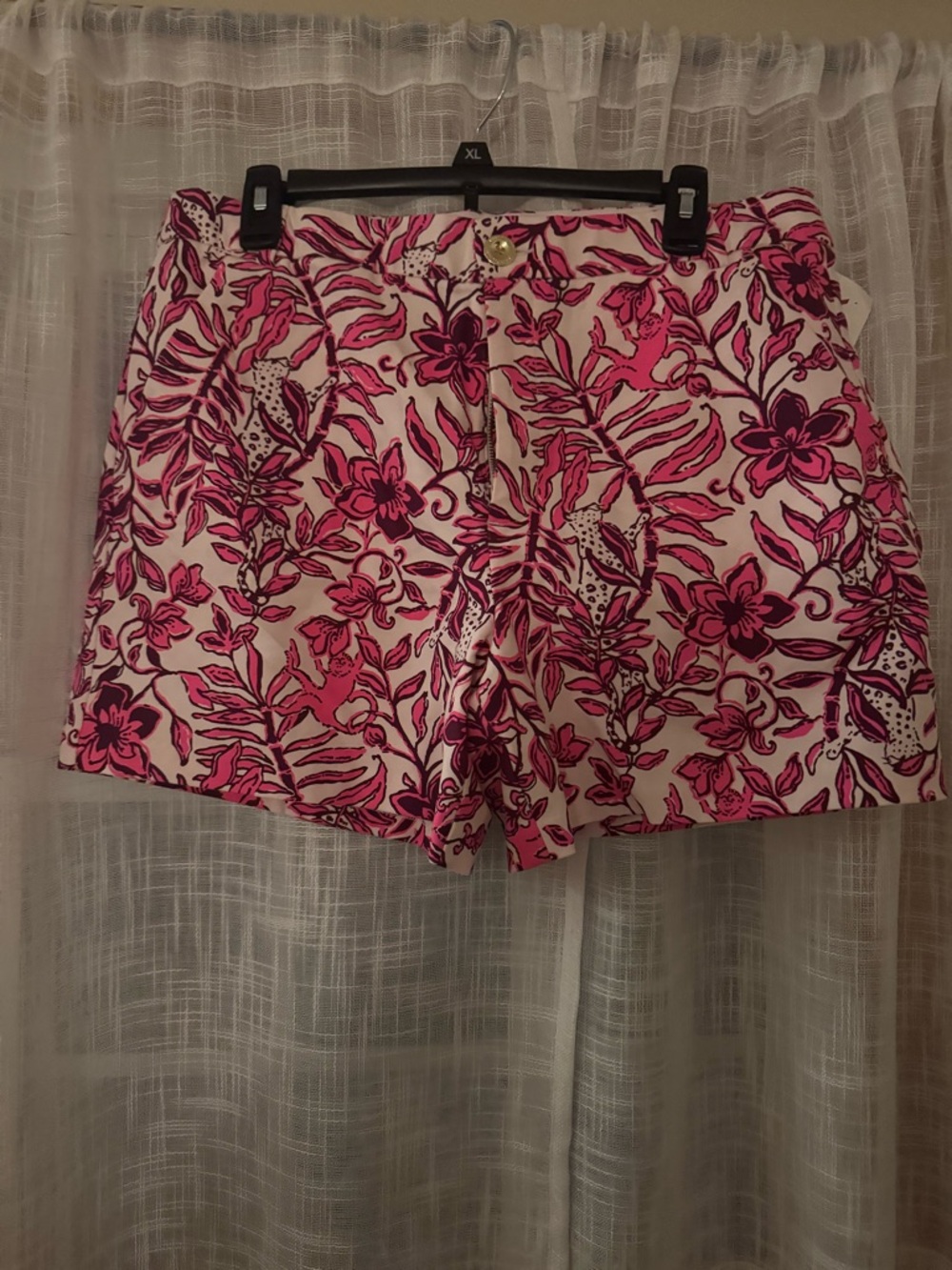 Lilly Pulitzer High Rise Gretchen Pink Floral Shorts